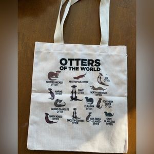 Otter tote bag